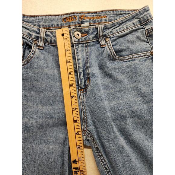 Cato Premium Size 6 Womens Denim Blue Jean Pants Straight Leg Everyday - Picture 6 of 11